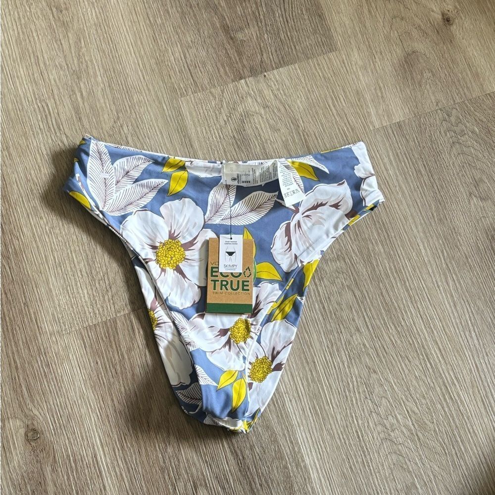 VOLCOM VACAY BOUQUET RETRO BIKINI BOTTOM SIZE S - Picture 4 of 6